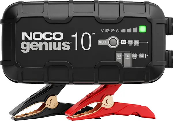 GENIUS10 – 6V and 12V Battery Charger, Battery Maintainer